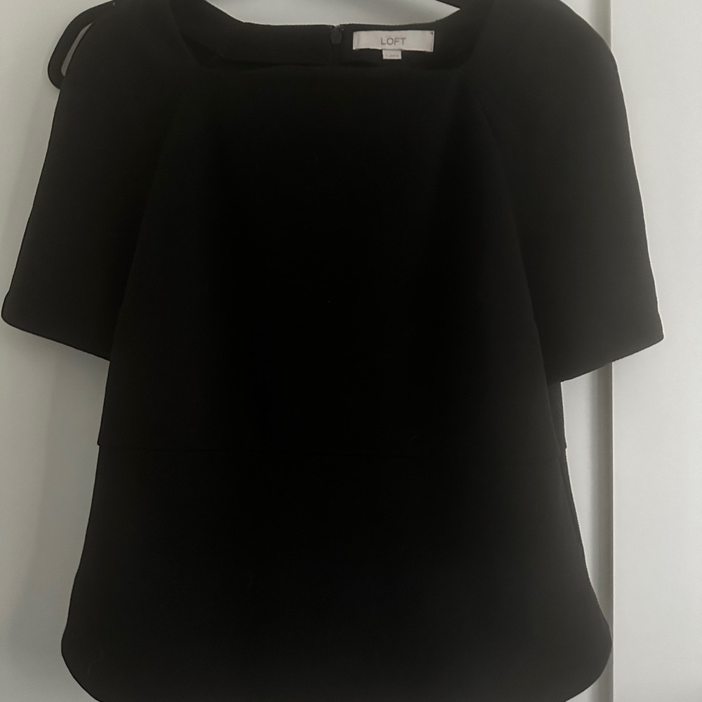 LOFT Women's Elegant Black Blouse